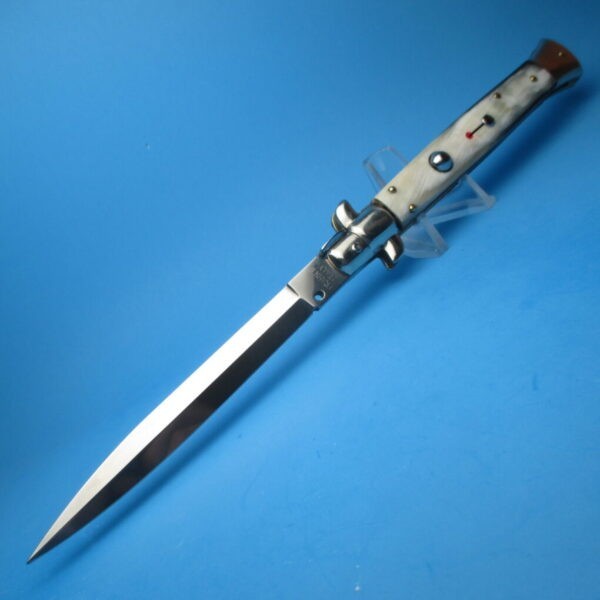 Frank Beltrame 11" Brazilian Red Dot Dagger Picklock Switchblade - Image 4
