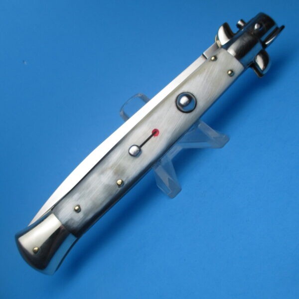 Frank Beltrame 11" Brazilian Red Dot Dagger Picklock Switchblade - Image 7