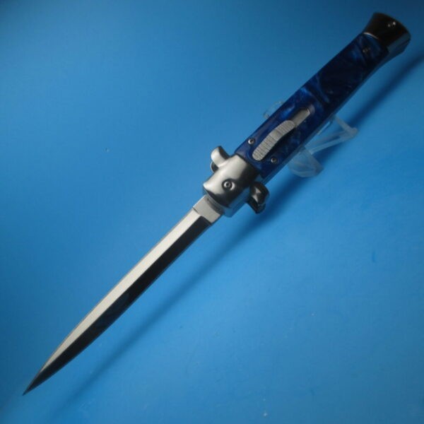 11'' Blue Stiletto Style OTF Dagger