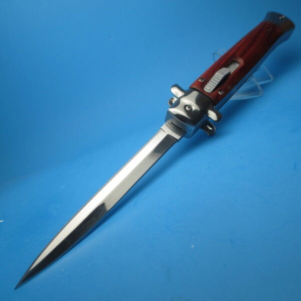 11'' Wood Stiletto Style OTF Dagger