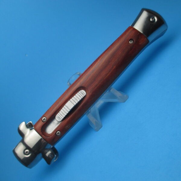 11'' Wood Stiletto Style OTF Dagger - Image 3