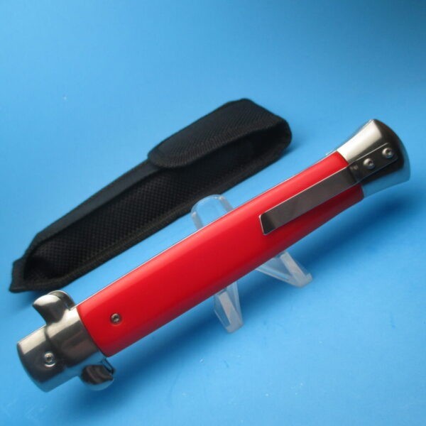 11'' Red Stiletto Style OTF Dagger - Image 4