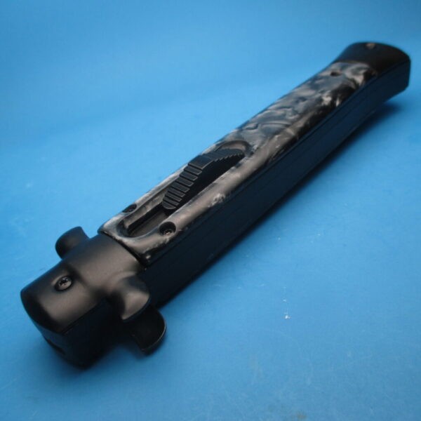 11'' Black Marble Tactical Stiletto Style OTF Bayonet - Image 3