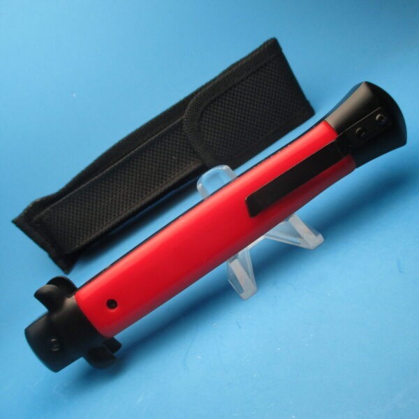 11'' Red Tactical Stiletto Style OTF Dagger - Image 3