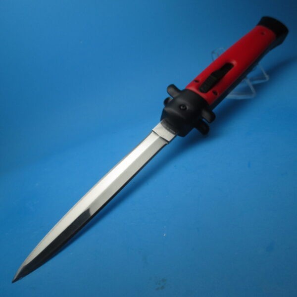 11'' Red Tactical Stiletto Style OTF Dagger