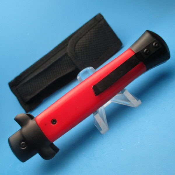 9'' Red Tactical Stiletto Style OTF Bayonet - Image 2