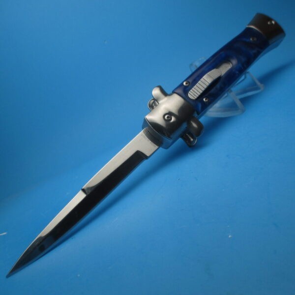 9'' Blue Stiletto Style OTF Bayonet