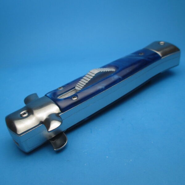 9'' Blue Stiletto Style OTF Bayonet - Image 2