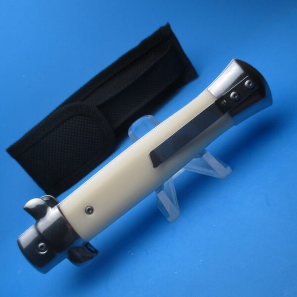 9'' Imit. Ivory Stiletto Style OTF Bayonet - Image 3