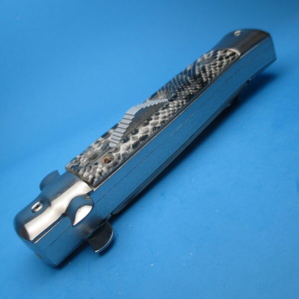 9'' Imit. Snakeskin Stiletto Style OTF Bayonet - Image 2