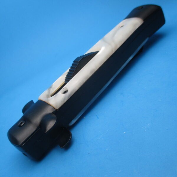 9'' White Pearlex Tactical Stiletto Style OTF Bayonet - Image 2