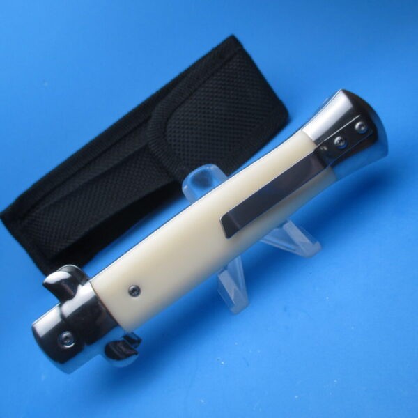 9'' Imit. Ivory Stiletto Style OTF Dagger - Image 3