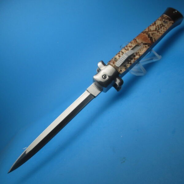 11'' Brown Diamondback Stiletto Style OTF Dagger