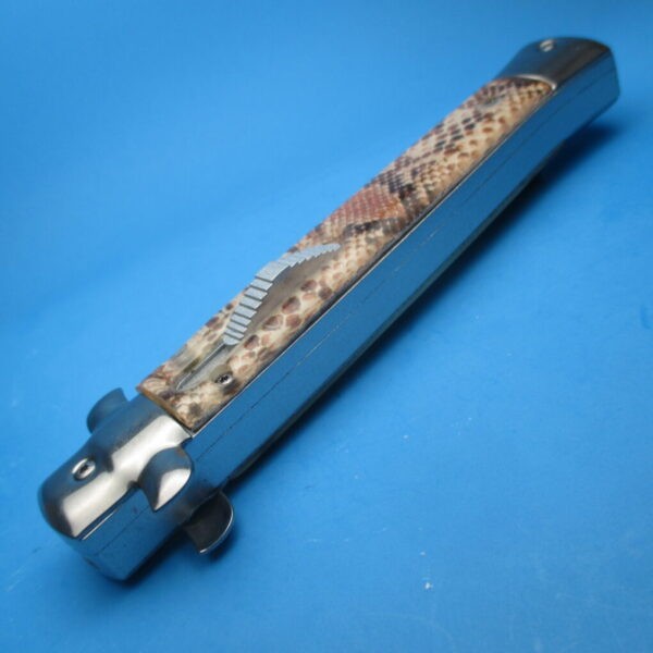 11'' Brown Diamondback Stiletto Style OTF Dagger - Image 2