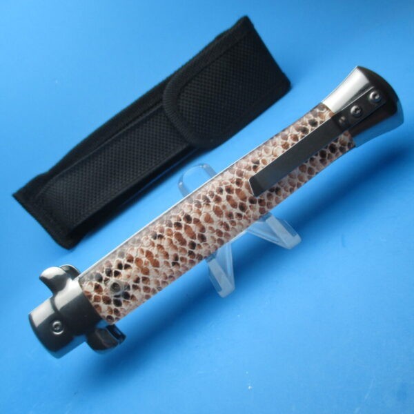 11'' Brown Diamondback Stiletto Style OTF Bayonet - Image 3