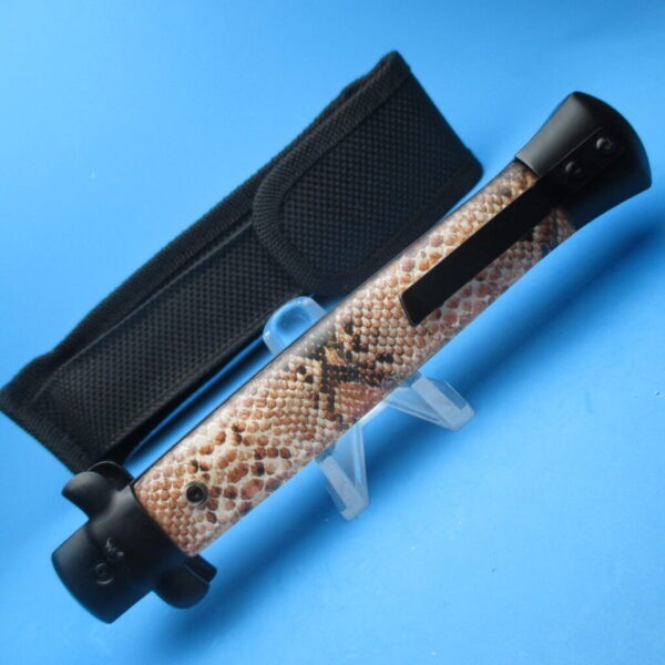 11'' Brown Diamondback Tactical Stiletto Style OTF Dagger - Image 3
