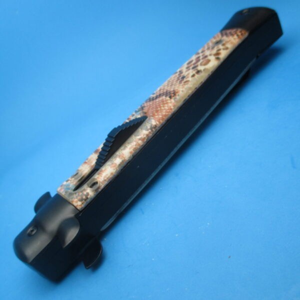 11'' Brown Diamondback Tactical Stiletto Style OTF Dagger - Image 2