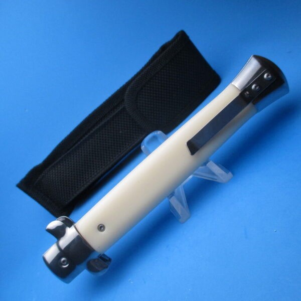 11'' Imit. Ivory Stiletto Style OTF Dagger - Image 3