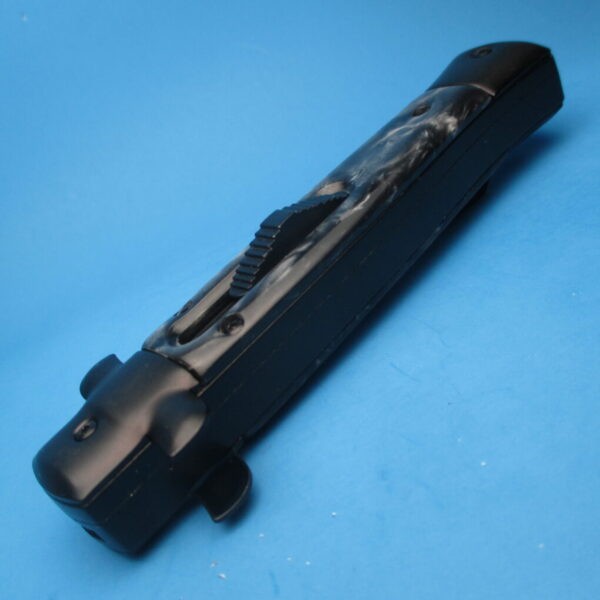 9'' Black Marble Tactical Stiletto Style OTF Dagger - Image 2