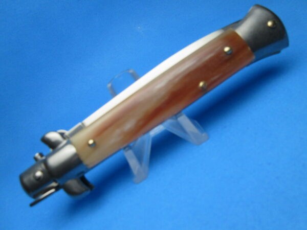 Frank Beltrame 9" Blonde Horn Dagger Switchblade