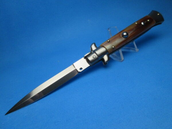 Frank Beltrame 9" Blonde Horn Dagger Switchblade