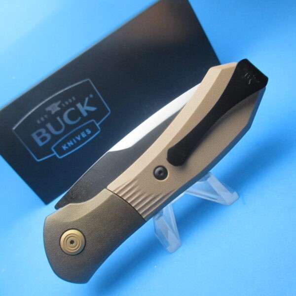 Buck 591 Paradigm Brown Auto Folding Knife - Image 3