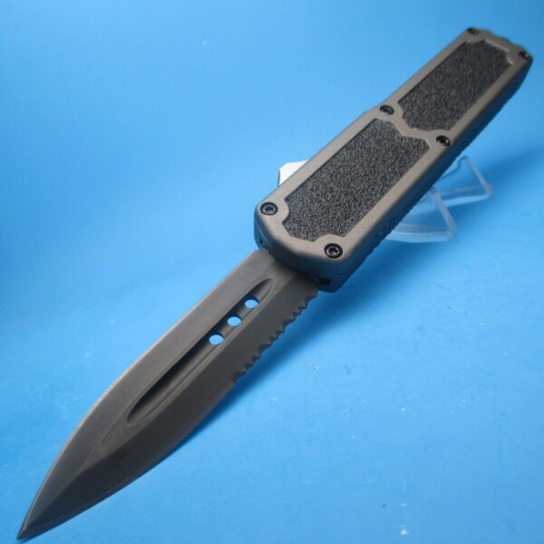 Gray Titan 2 OTF 8 & 5/8" Tactical Double-Edge Serrated