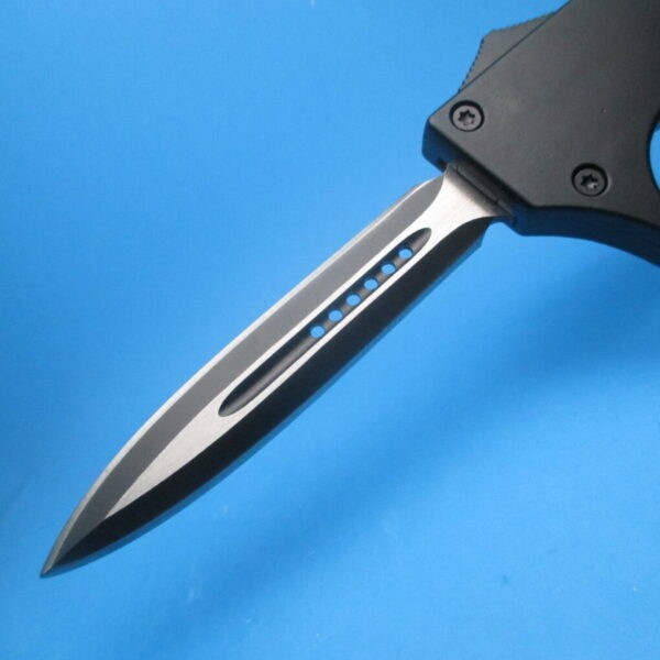 1918 OTF Black Knuckle Knife Switchblade - Image 5