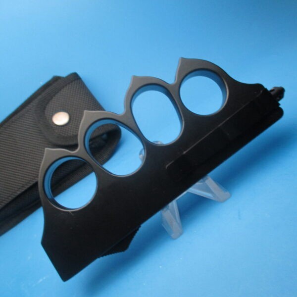 1918 OTF Black Knuckle Knife Switchblade - Image 3