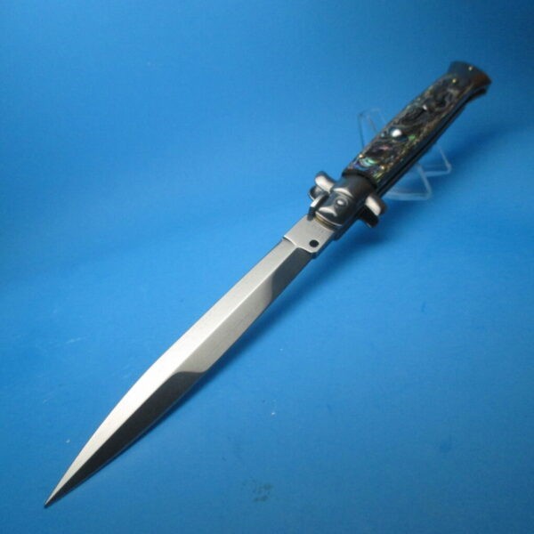 Frank Beltrame 11" Abalone Dagger Switchblade - Image 5
