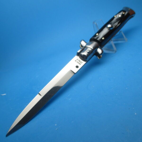 Italian Stiletto 9" Imit. Buffalo Switchblade Bayonet - Image 2