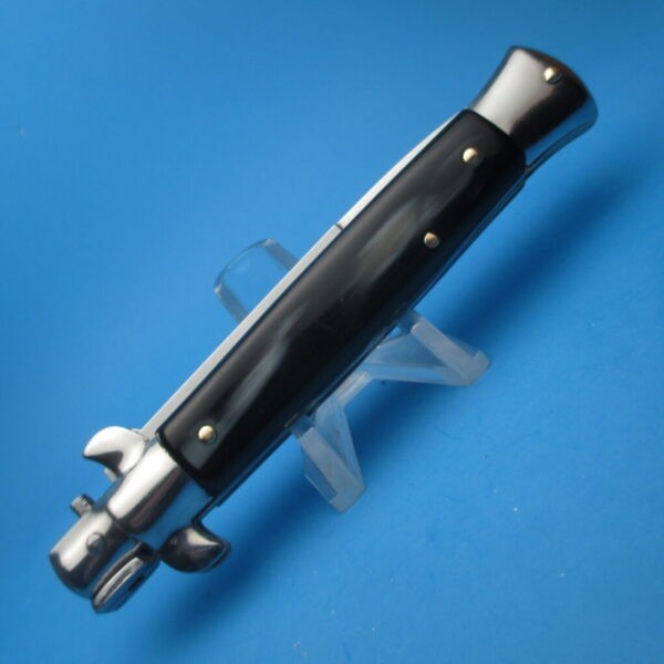 Italian Stiletto 9" Imit. Buffalo Switchblade Bayonet - Image 3