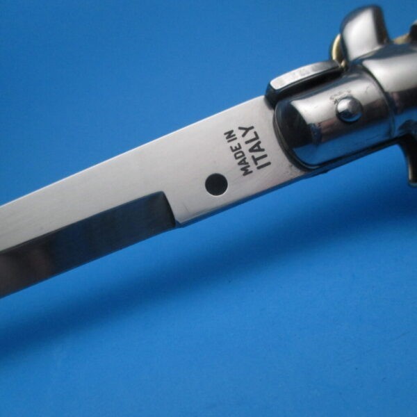 Italian Stiletto 9" Imit. Ivory Switchblade Bayonet - Image 4