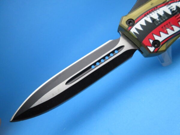 P-40 Green Warhawk OTF Switchblade Knife