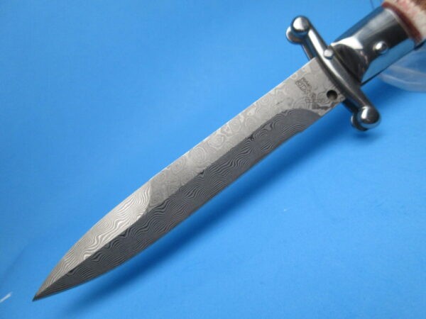 9'' AKC Stag Horn Damascus Bayonet Swinguard