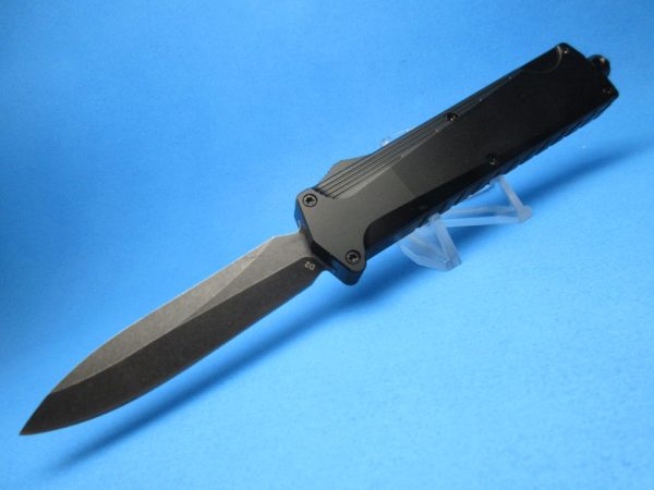 Black Punisher OTF Switchblade Knife