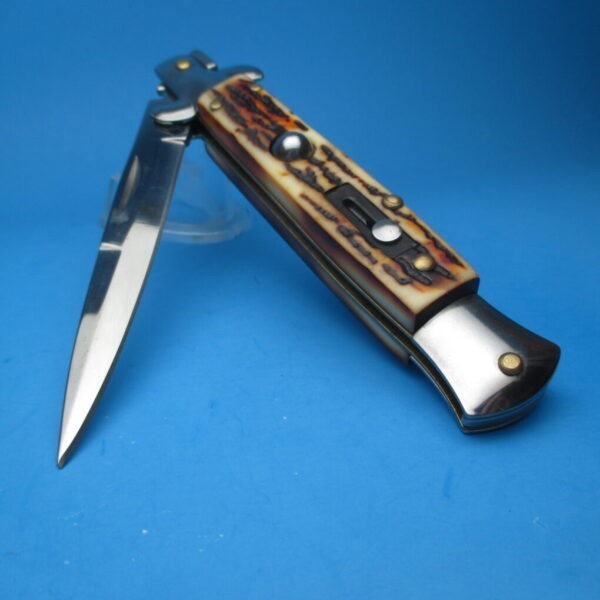Imit SS Stag "Italian Milano" 8.75" Switchblade - Image 2