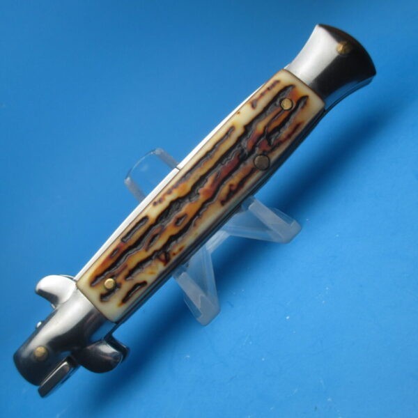 Imit SS Stag "Italian Milano" 8.75" Switchblade - Image 5