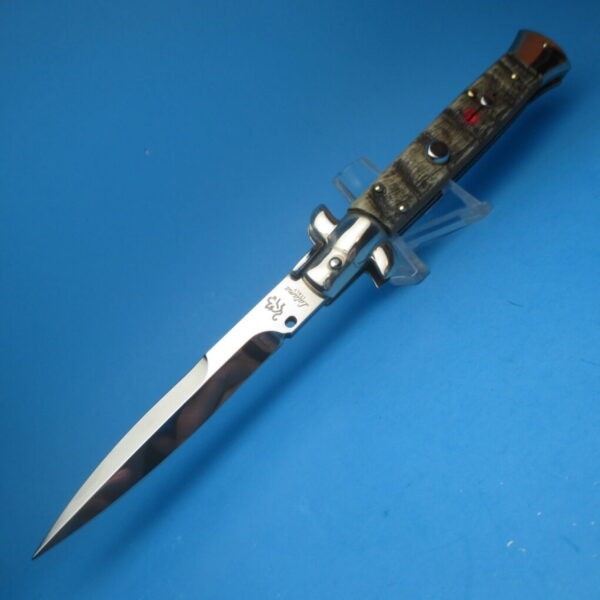 Walt`s Classic 9'' Red Dot Flat Button Half Grind Rams Horn - Image 4