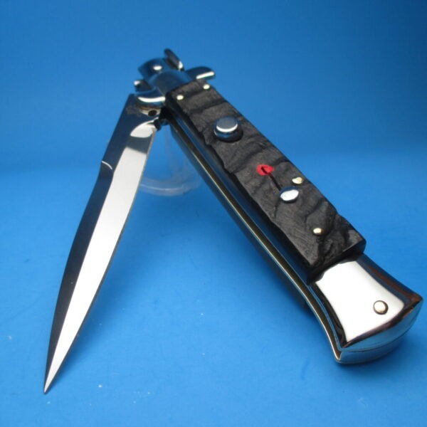 Walt`s 9'' Flat Guard Red Dot Flat Button Half Grind Rams Horn Picklock - Image 6