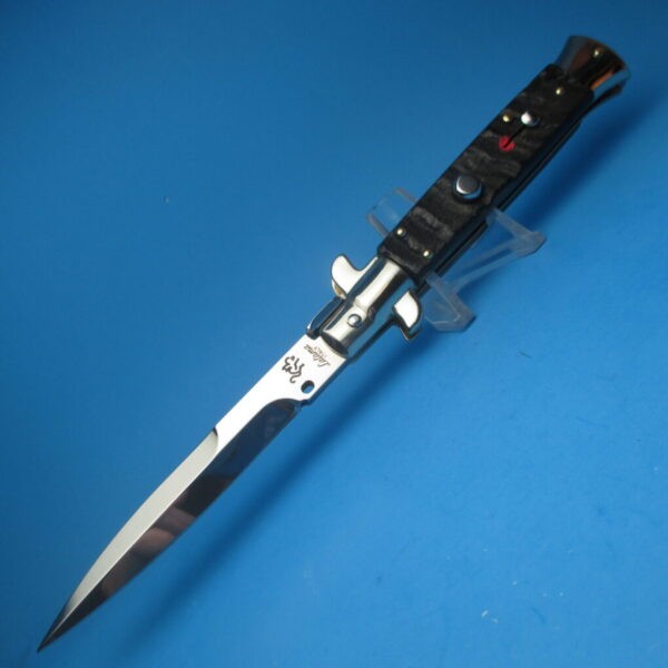 Walt`s 9'' Flat Guard Red Dot Flat Button Half Grind Rams Horn Picklock - Image 4