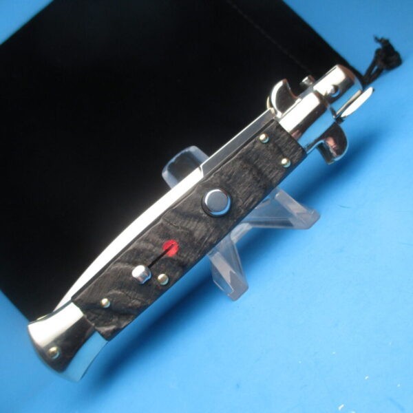 Walt`s 9'' Flat Guard Red Dot Flat Button Half Grind Rams Horn Picklock - Image 2