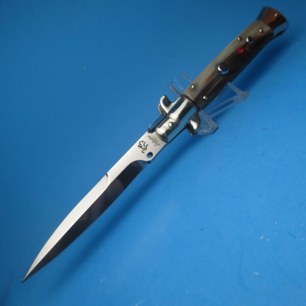 Walt`s 9'' Flat Guard Red Dot Flat Button Half Grind French Horn Tip Picklock - Image 4