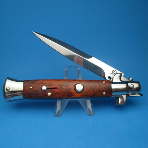 Walt`s 9'' Flat Guard Red Dot Flat Button Half Grind Cocobolo Picklock