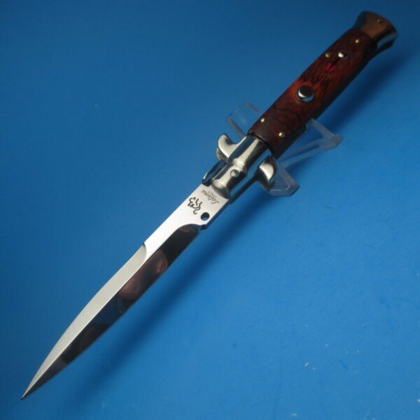 Walt`s 9'' Flat Guard Red Dot Flat Button Half Grind Cocobolo Picklock - Image 2