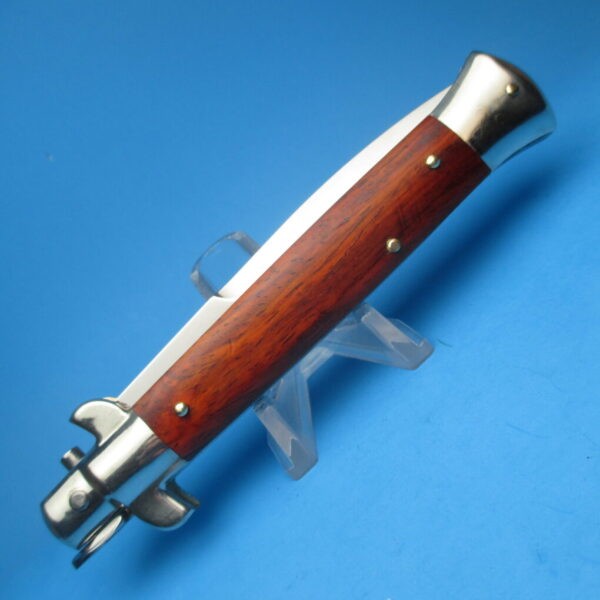 Walt`s 9'' Flat Guard Red Dot Flat Button Half Grind Cocobolo Picklock - Image 4