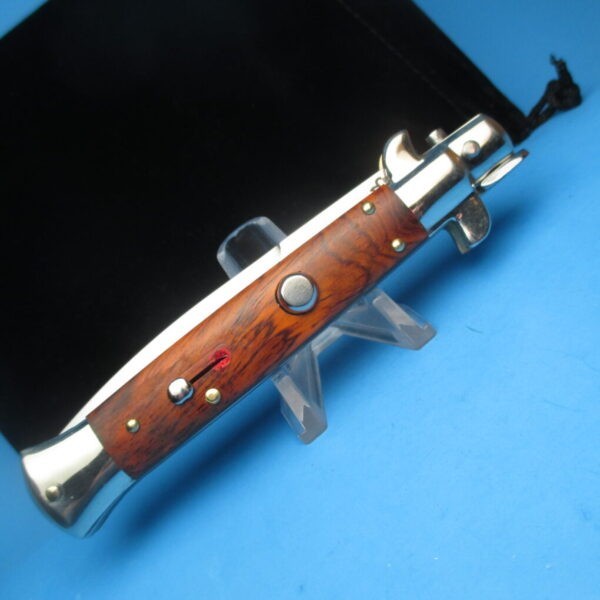 Walt`s 9'' Flat Guard Red Dot Flat Button Half Grind Cocobolo Picklock - Image 3