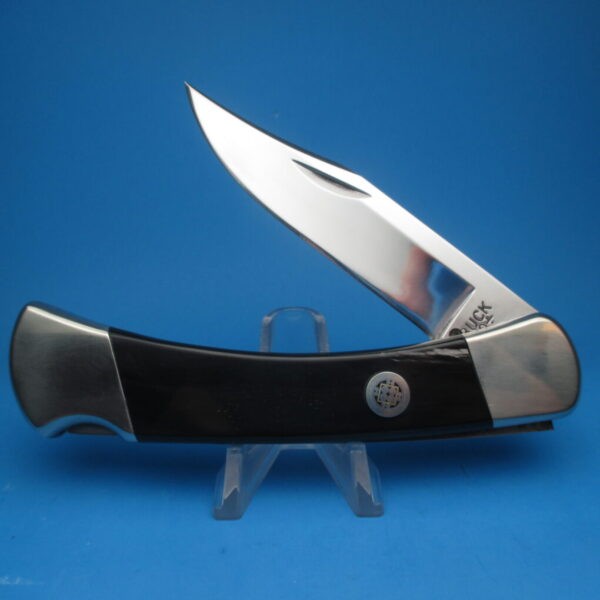 Custom Buck Buffalo Horn 110 Automatic Conversion Knife