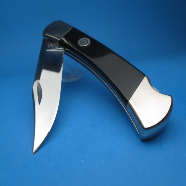 Custom Buck Buffalo Horn 110 Automatic Conversion Knife - Image 5