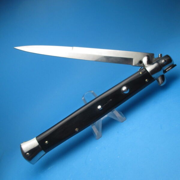 S&D Frank Beltrame 13" Buffalo Horn Bayonet Switchblade